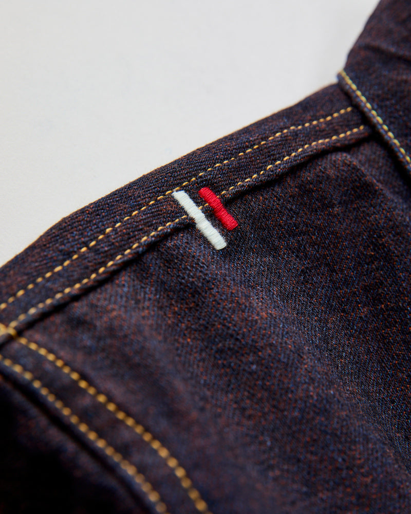 402KH "Kakishibu" 14.5oz Persimmon Weft Type-2 Selvedge Denim Jacket