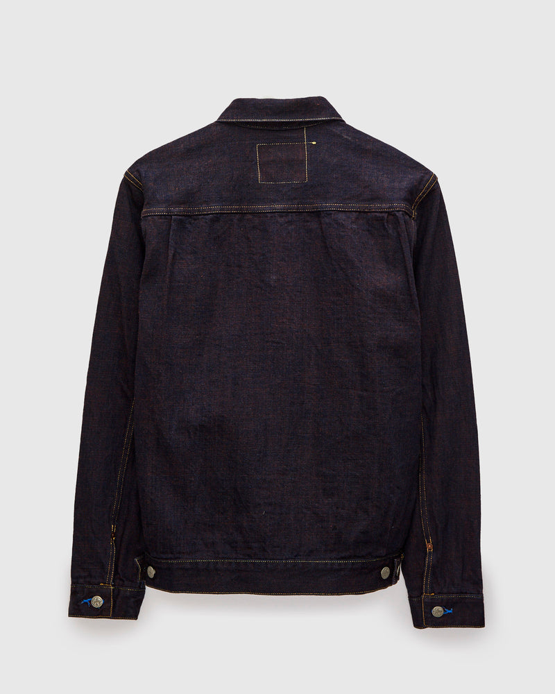402KH "Kakishibu" 14.5oz Persimmon Weft Type-2 Selvedge Denim Jacket