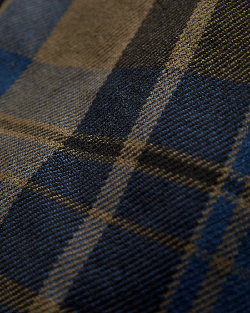 Extra Heavy Flannel Shirt in Navy Moss