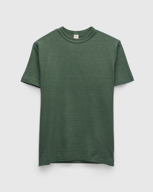 4601 Loopwheel Tee in Green