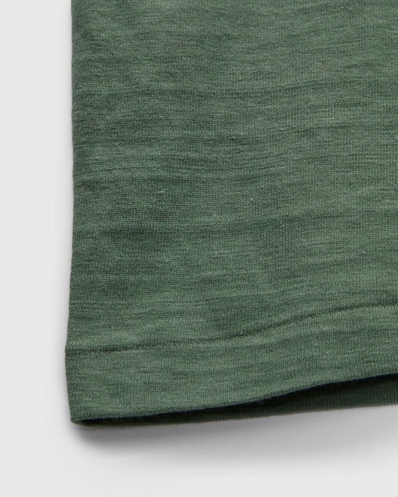 4601 Loopwheel Tee in Green