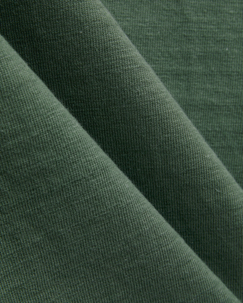 4601 Loopwheel Tee in Green