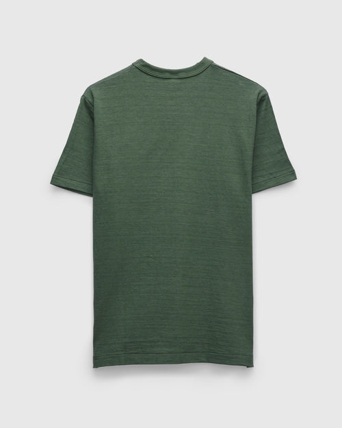 4601 Loopwheel Tee in Green