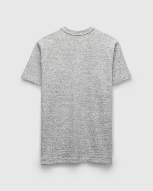 4601 Loopwheel Tee in Heather Grey