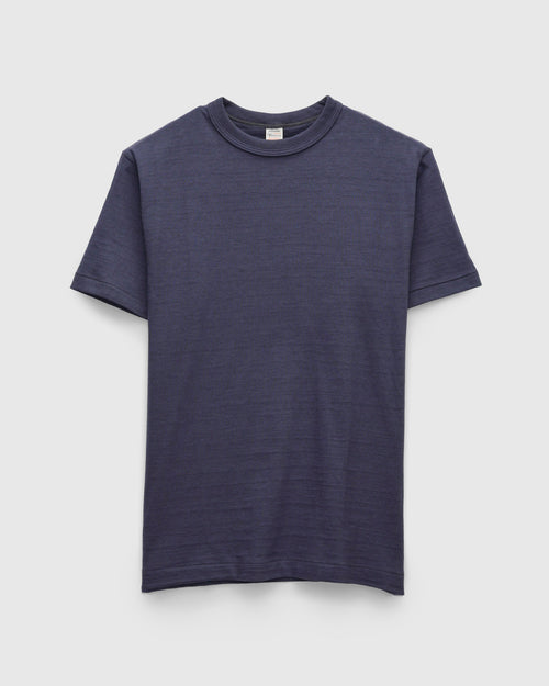4601 Loopwheel Tee in Navy