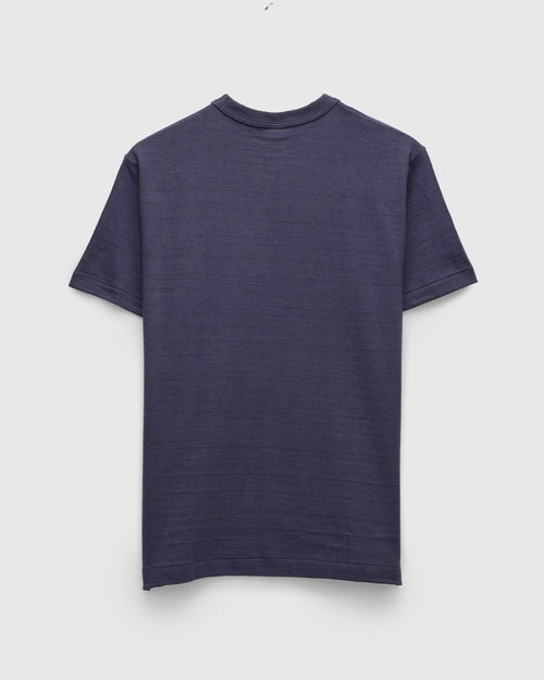 4601 Loopwheel Tee in Navy