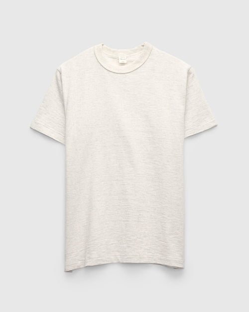 4601 Loopwheel Tee in Oatmeal