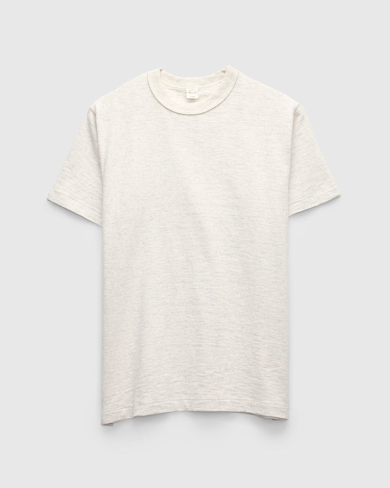 4601 Loopwheel Tee in Oatmeal