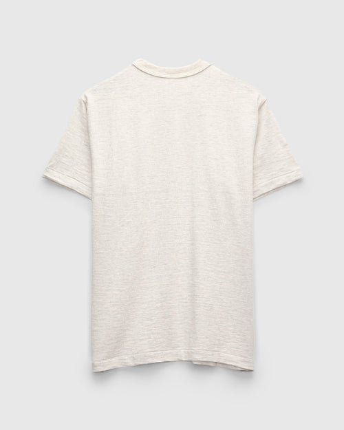 4601 Loopwheel Tee in Oatmeal