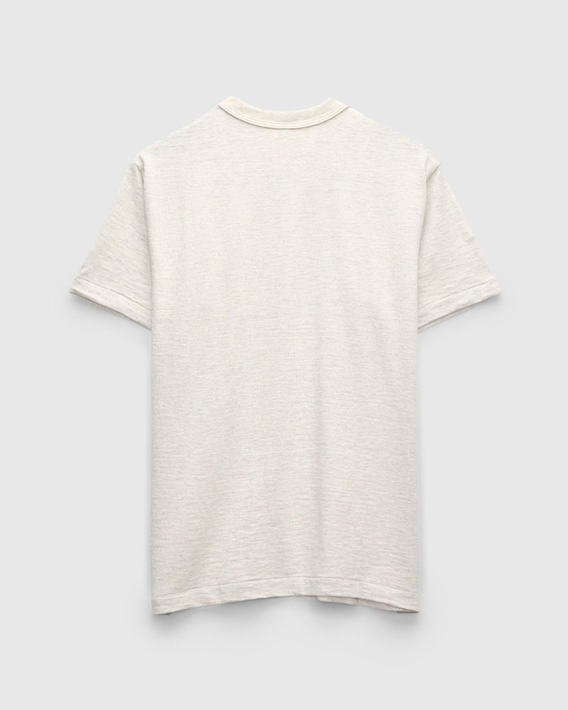 4601 Loopwheel Tee in Oatmeal