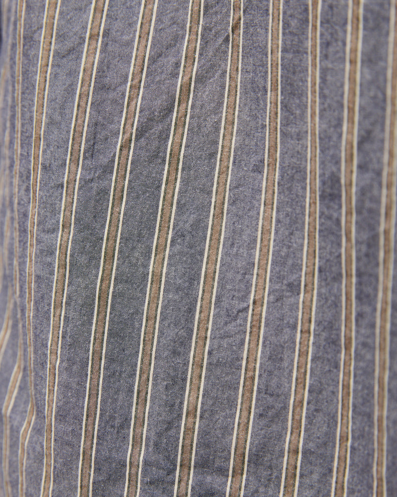 Commuter Shirt in Navy/Coyote Stripe