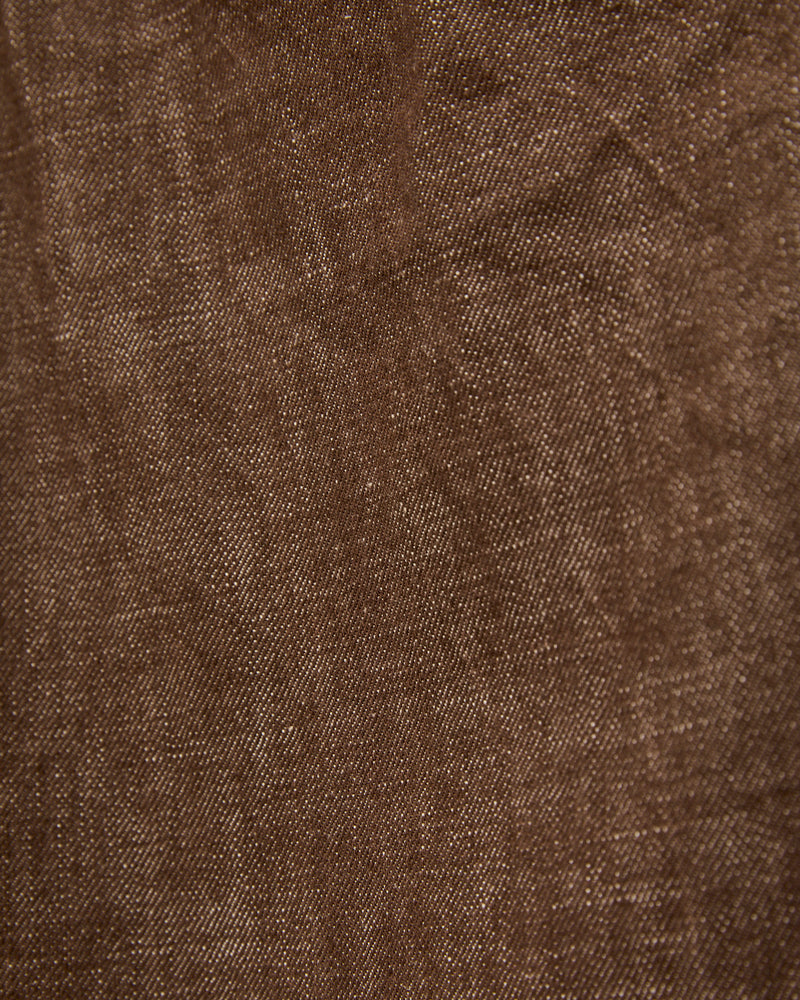 Harvest Pant in Brown Denim