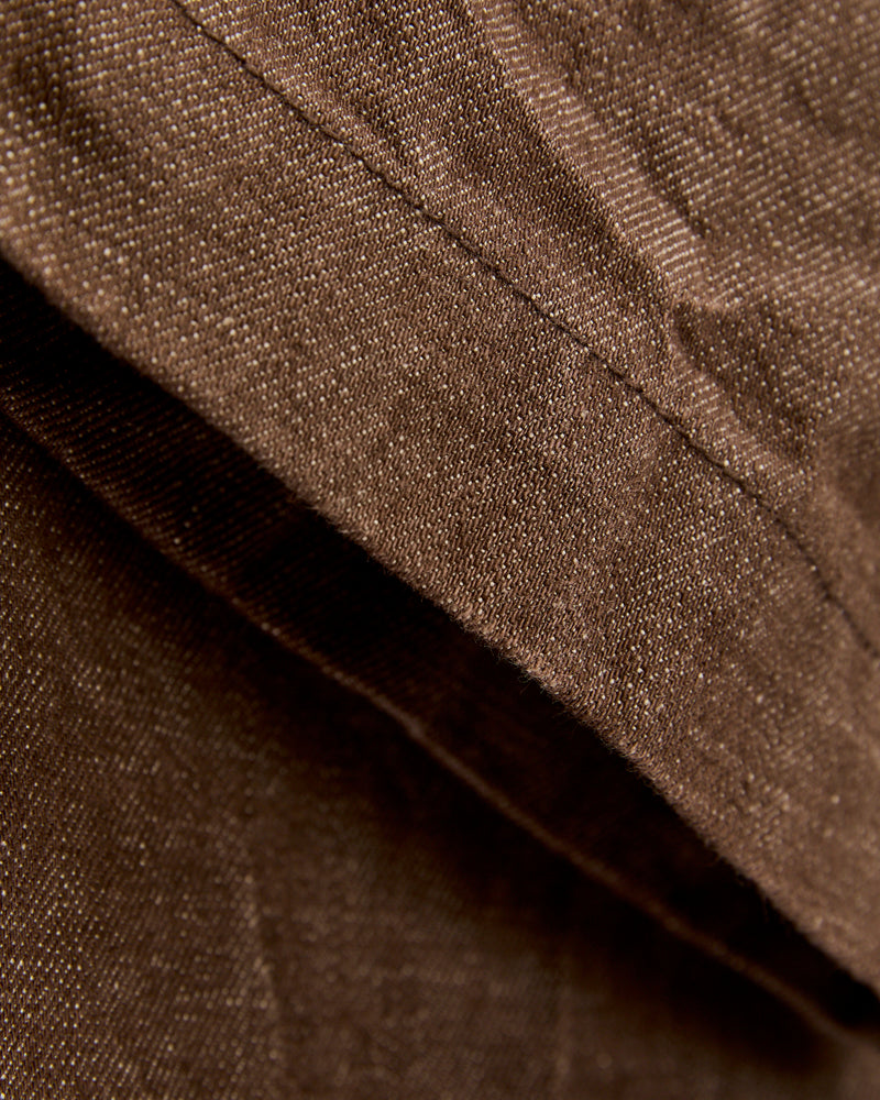 Harvest Pant in Brown Denim