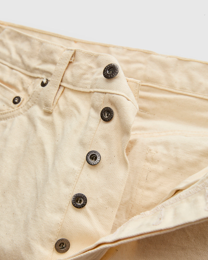 RS-33x 12oz Ecru Selvedge Denim - Relaxed Straight Fit