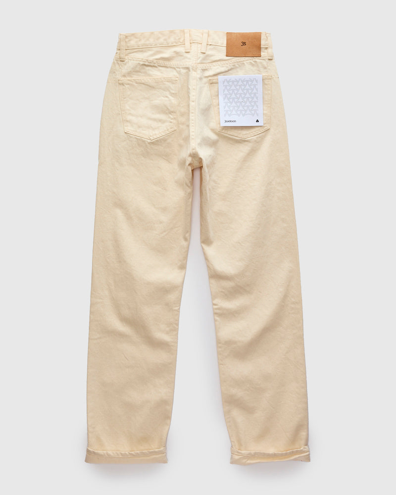 RS-33x 12oz Ecru Selvedge Denim - Relaxed Straight Fit