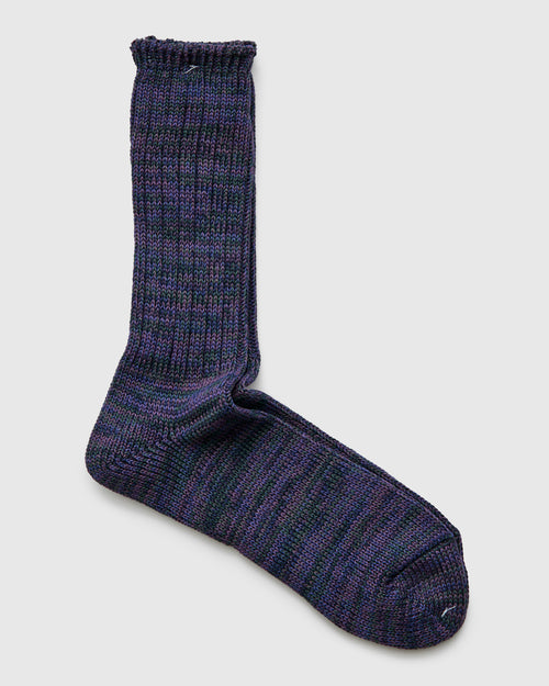 Melange Crew Sock in Labyrinth
