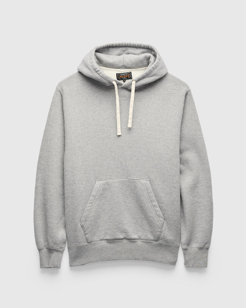 Azuma-Knit Fleece Pullover Hoodie in Heather Grey