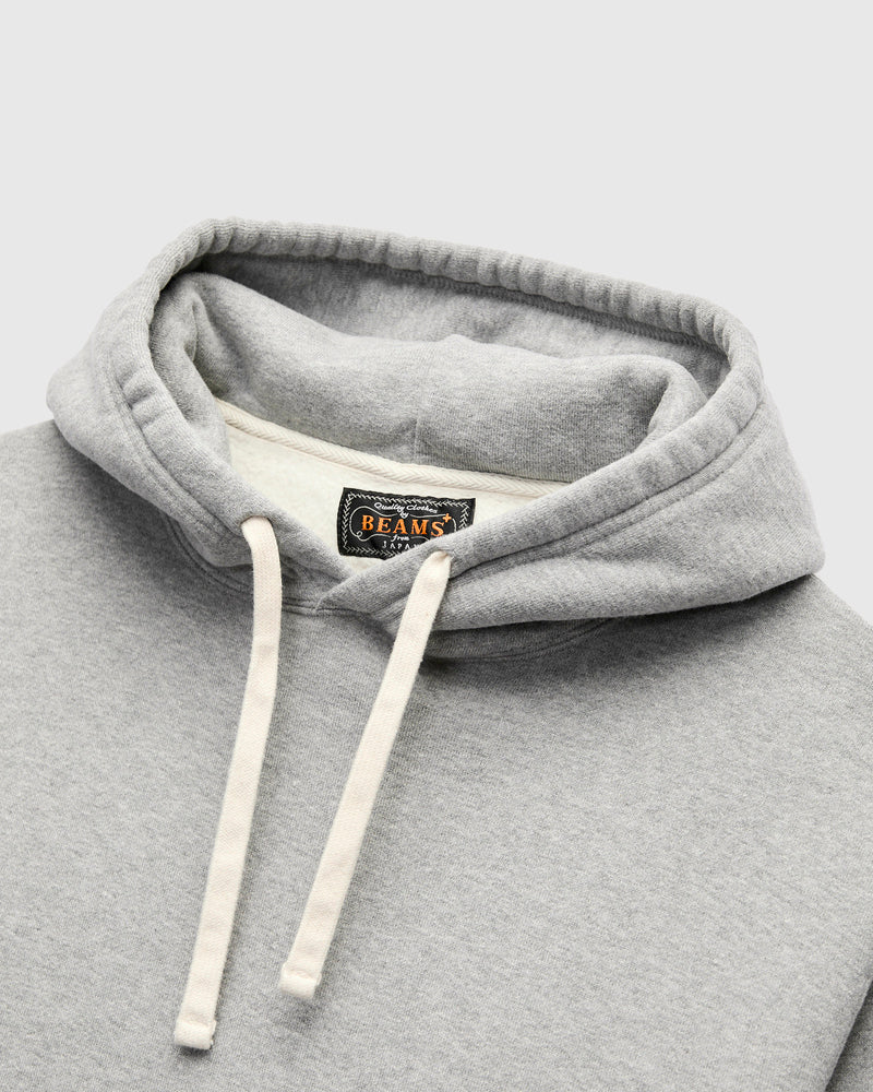 Azuma-Knit Fleece Pullover Hoodie in Heather Grey