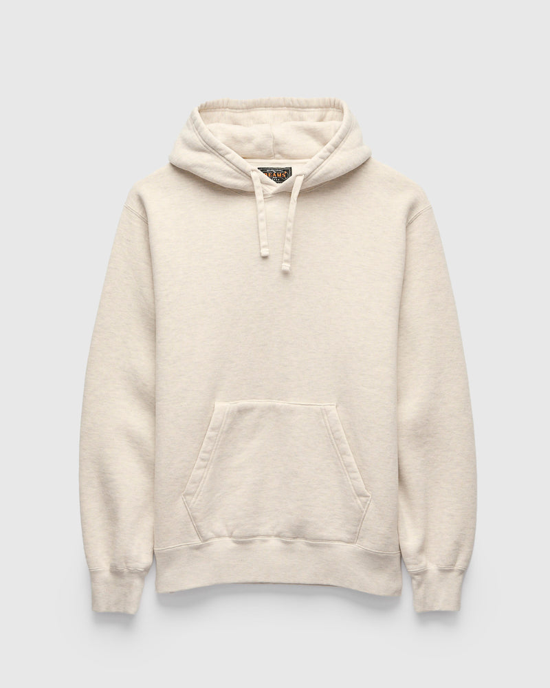 Azuma-Knit Fleece Pullover Hoodie in Oatmeal