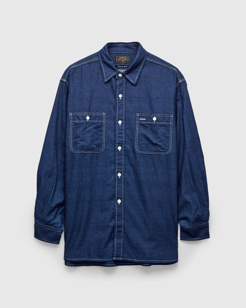 Chambray Workshirt in Indigo
