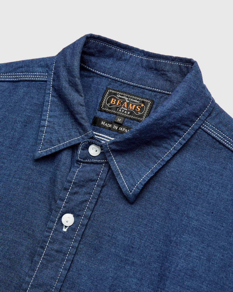 Chambray Workshirt in Indigo