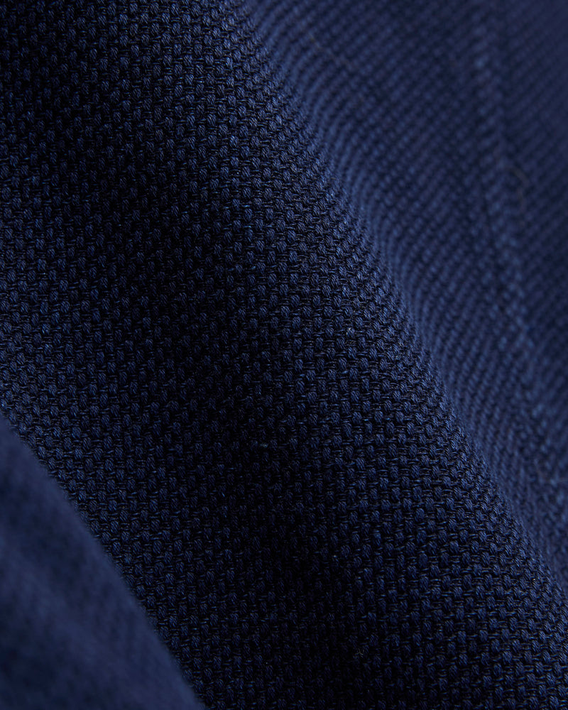 Double Cloth Sashiko Coverall Jacket in Pure Indigo