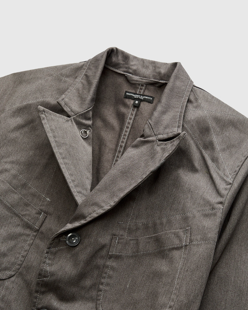 Bedford Jacket in Grey PC Tanker Twill