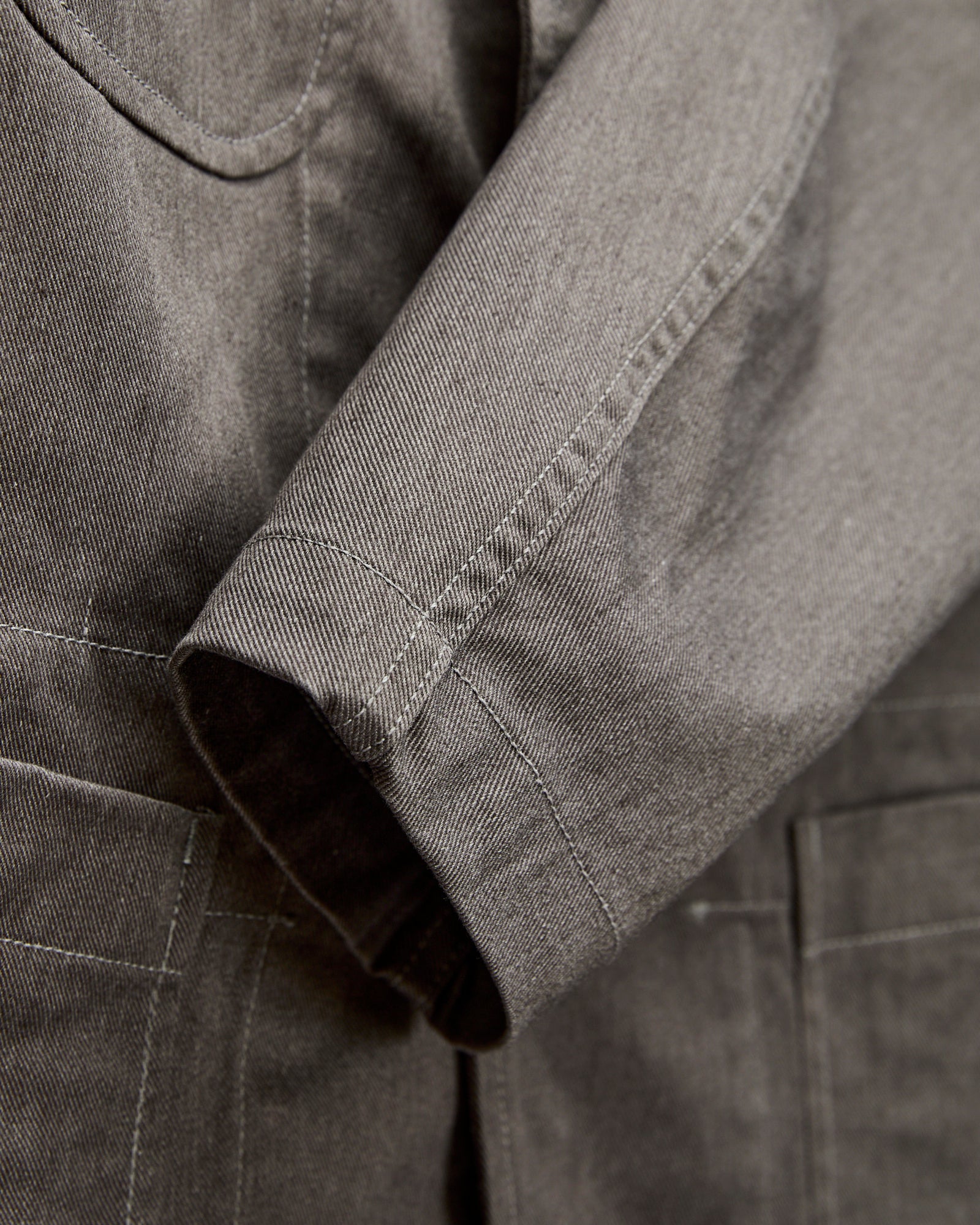 Bedford Jacket in Grey PC Tanker Twill – Blue Owl Workshop