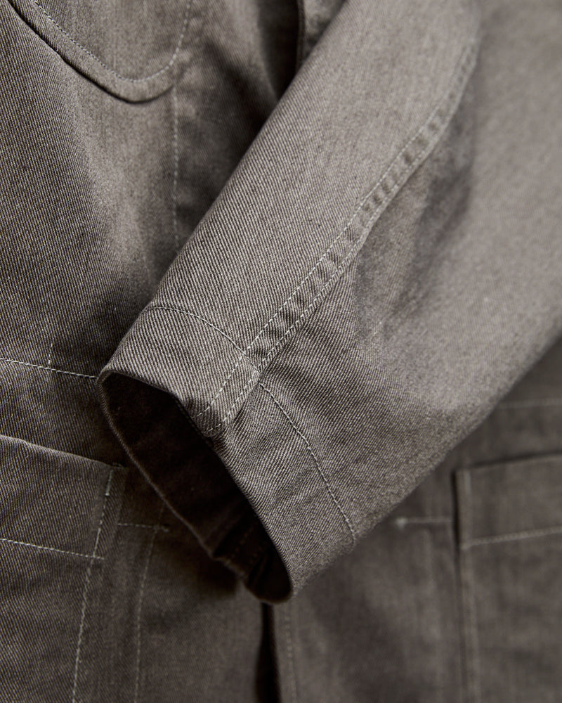Bedford Jacket in Grey PC Tanker Twill