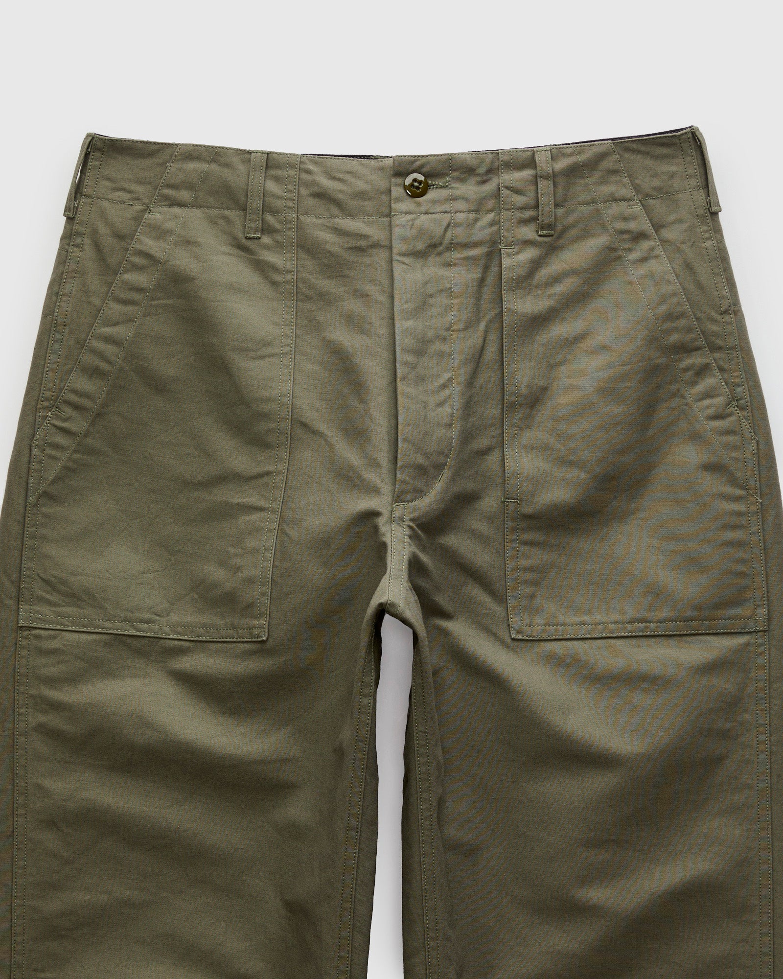 Fatigue Pants in Olive Cotton Double Cloth – Blue Owl Workshop