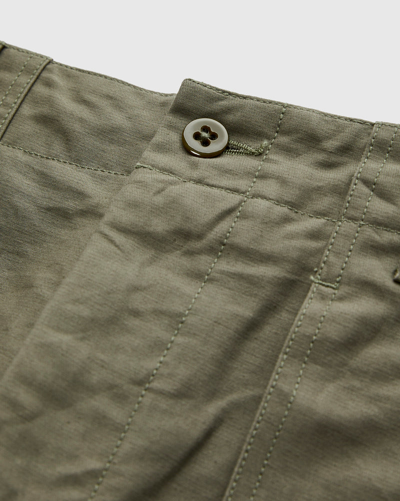 Fatigue Pants in Olive Cotton Double Cloth