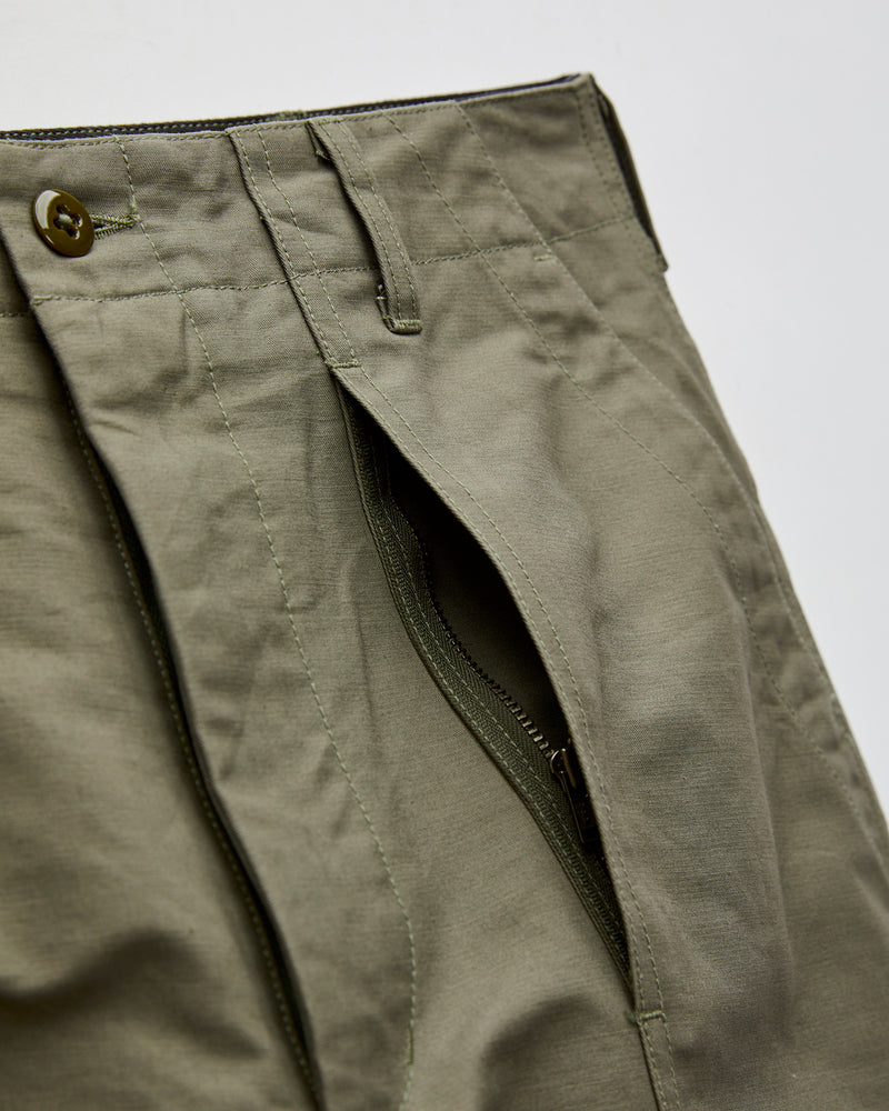 Fatigue Pants in Olive Cotton Double Cloth