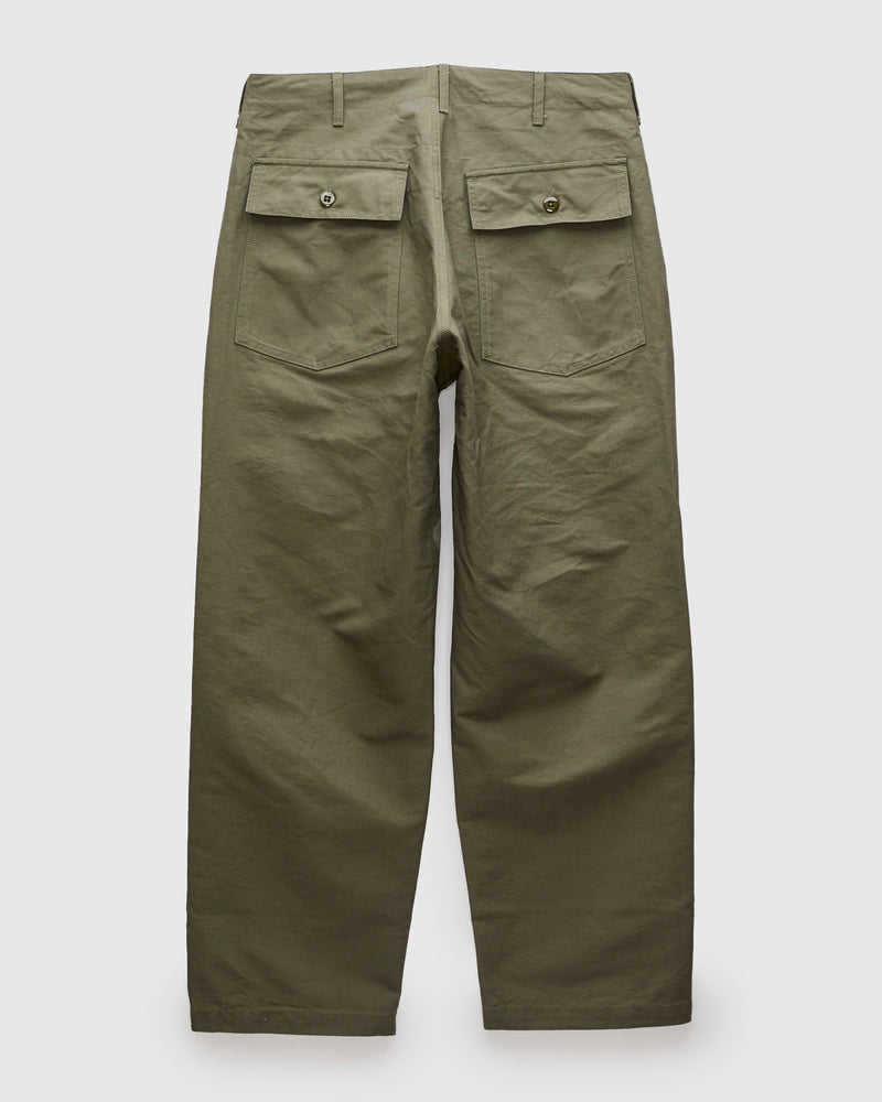 Fatigue Pants in Olive Cotton Double Cloth