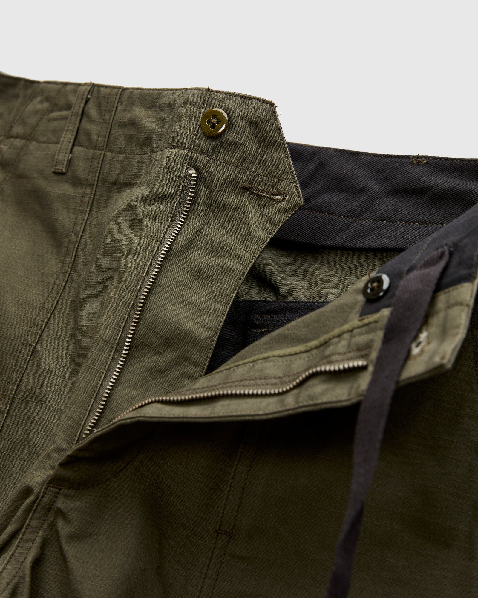 Fatigue Pants in Olive Heavyweight Cotton Ripstop – Blue Owl Workshop