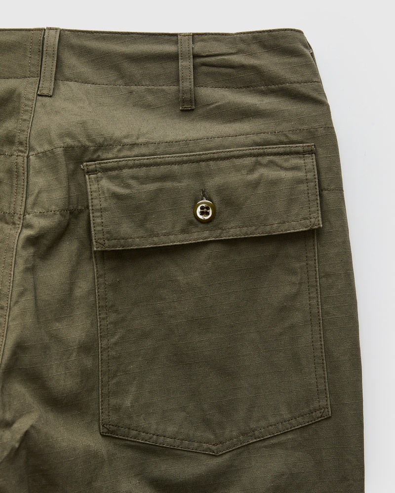 Fatigue Pants in Olive Heavyweight Cotton Ripstop