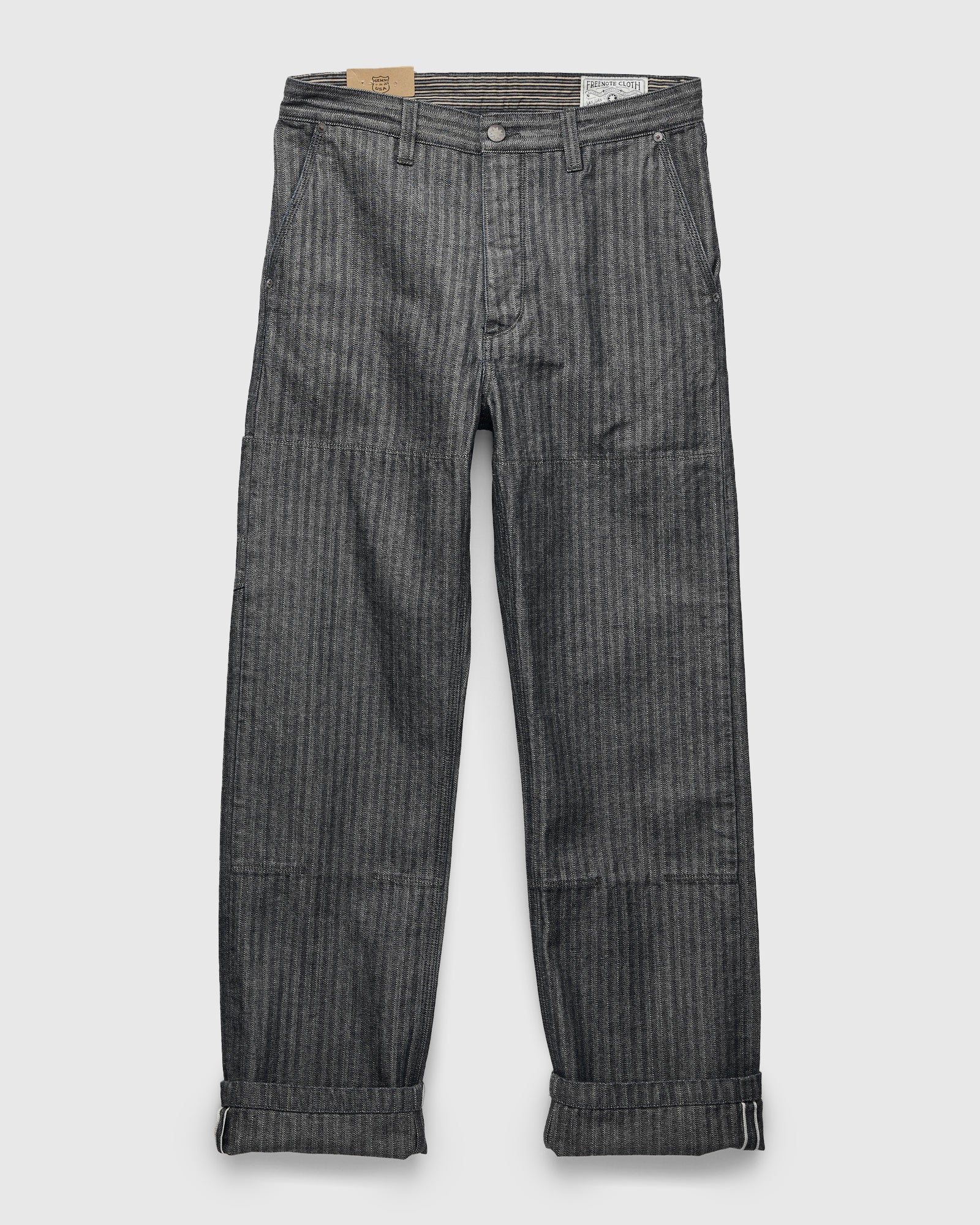 Ortega Pant in 13oz Grey Herringbone – Blue Owl Workshop