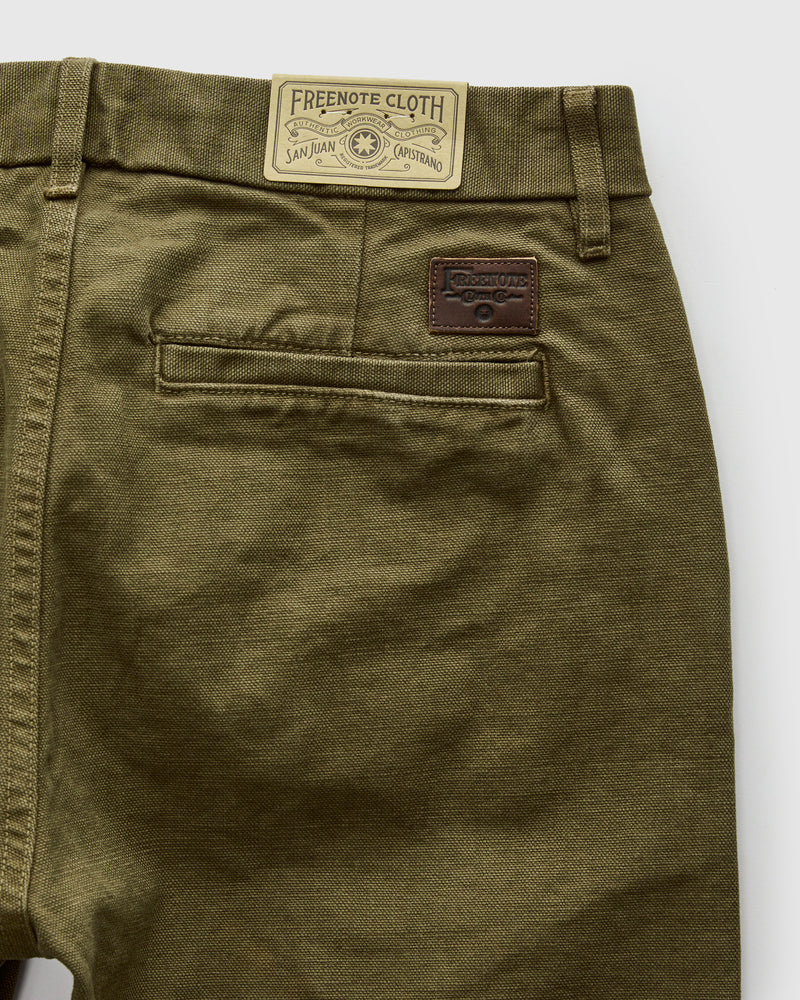 14oz Slub Workers Chino in Army