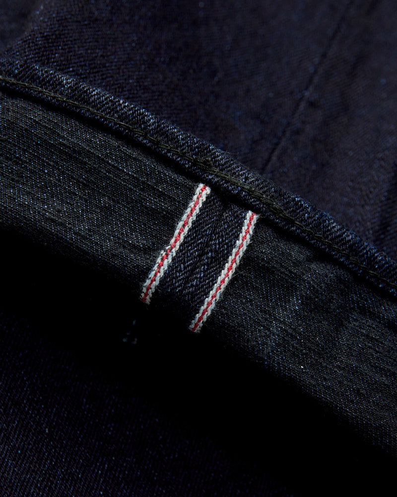 B1110SRB "Super Rough" Indigo/Black 15.5oz Selvedge Denim - Tapered Fit