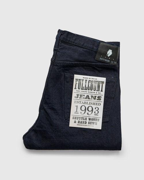 B1110SRB "Super Rough" Indigo/Black 15.5oz Selvedge Denim - Tapered Fit