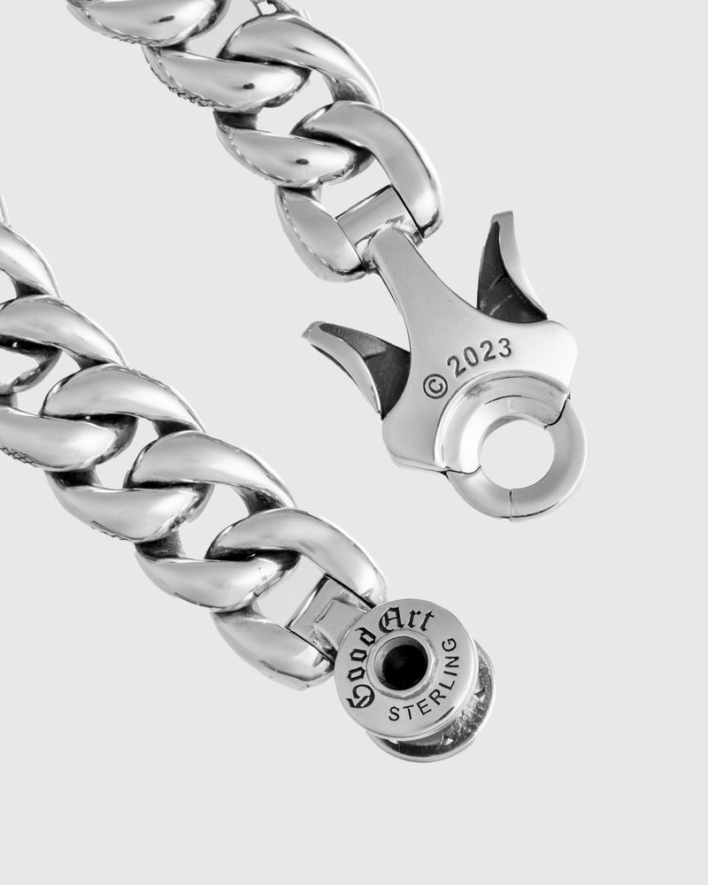 Goosebumps Model 10 Bracelet Size A in Sterling Silver