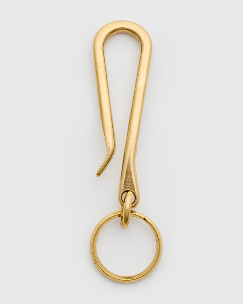 Sand Cast Key Hook in Brass – Blue Owl Workshop
