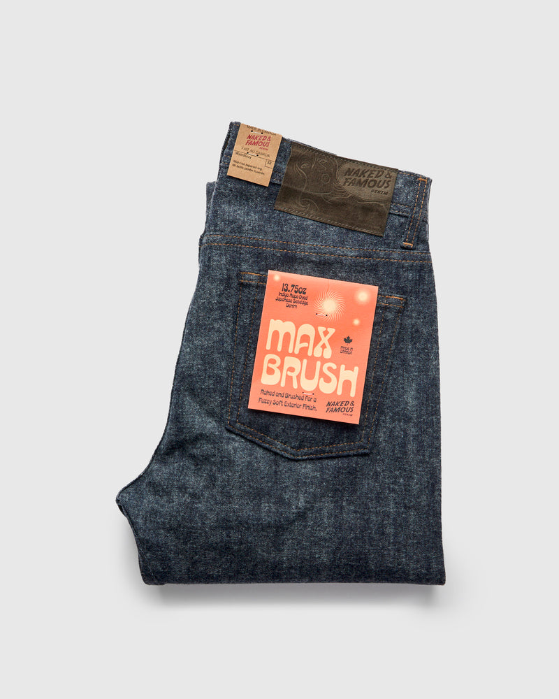 "Max Brush" 13.75oz Selvedge Denim - Weird Guy Fit