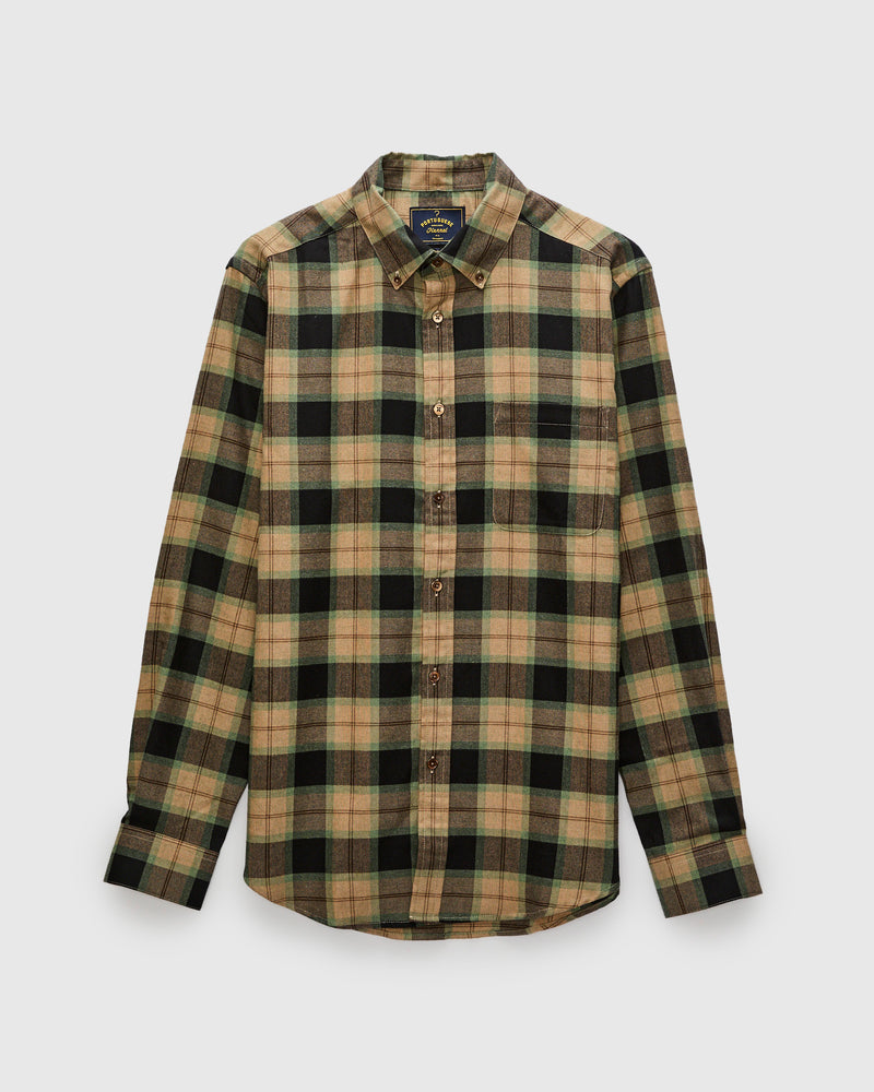 Bass Button-Up Shirt in Taupe