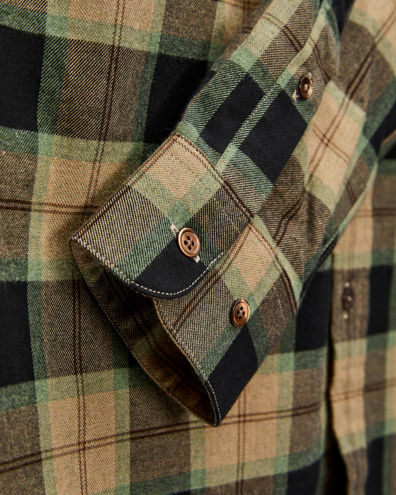 Bass Button-Up Shirt in Taupe