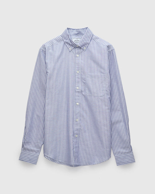 Belavista Stripe Button-Up Shirt in Blue