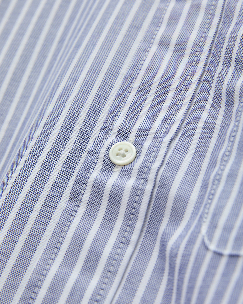 Belavista Stripe Button-Up Shirt in Blue