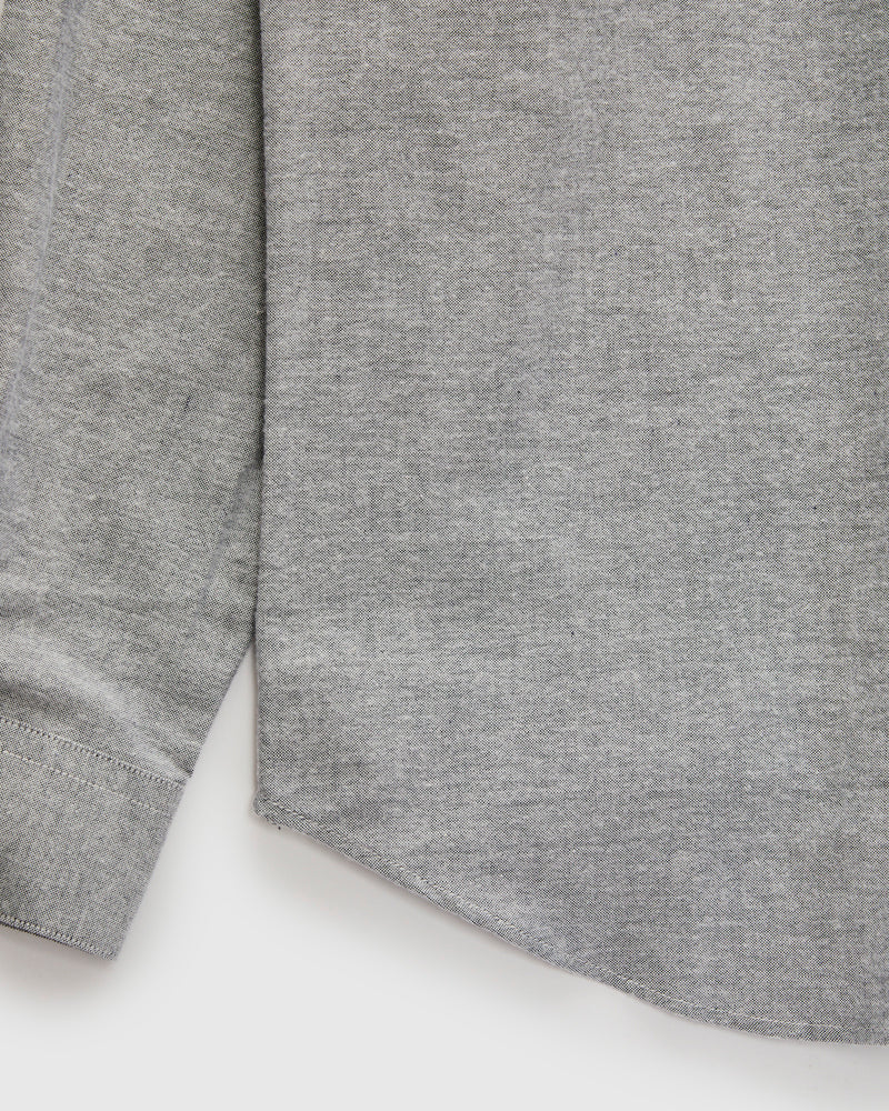 Brushed Oxford Button-Up Shirt in Blue