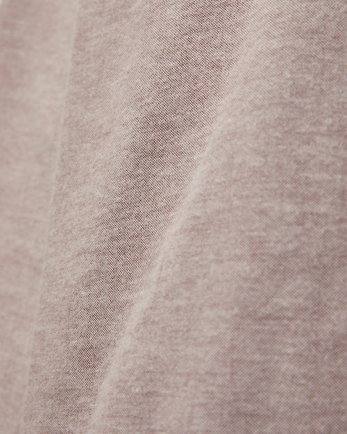 Brushed Oxford Button-Up Shirt in Bordeaux