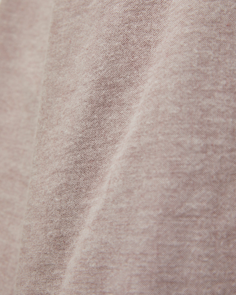 Brushed Oxford Button-Up Shirt in Bordeaux