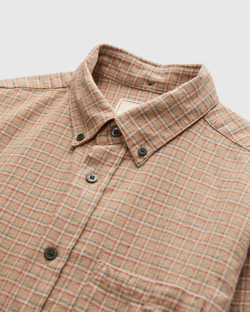 Estudo Button-Up Shirt in Red